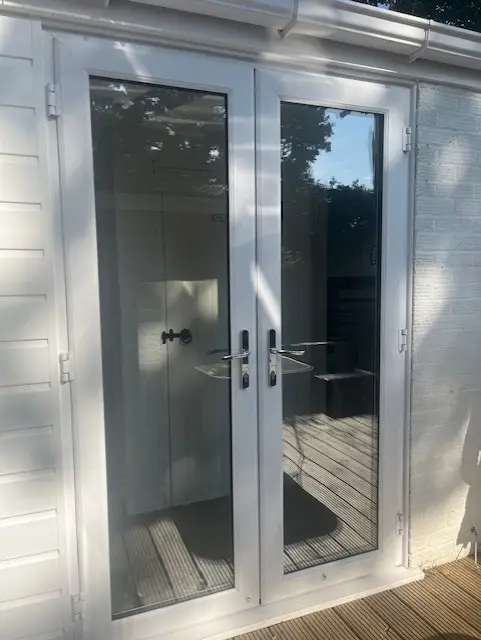 French Doors, After Installation